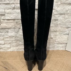 Aquatalia Italian tall shaft heeled boots waterproof size 6.5